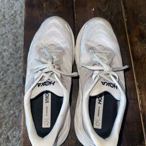 Hoka White Athletic Shoes